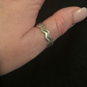 Silver stackable rings